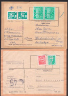 Karl-Marx-Stadt Zwei Pn-Adressen Nach Der BRD, Je Mit Kontrollstempel, Vermerk "Geschenksendung Keine Handelsware" - Covers & Documents