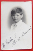 Carte Photo S. M. Mikai I Enfant Roi De ROUMANIE BUCAREST JULIETTA 1927 6 Ans - Royal Families