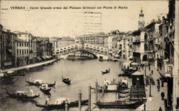 CPA Venezia Venedig Veneto, Canal Grande Preso Dal Palazzo Grimani Col Ponte Di Rialto - Altri & Non Classificati