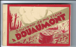 Souvenir De Ma Visite à DOUAUMONT        VERDUN TOURISME    Carnet Avec 15 Cartes - Douaumont