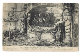 Ramscapelle  -  Bombardée  L'Eglise   -  Bataille De L'Yser  -  1914 -1917   -  Postes Militaires Belgie - Guerre 1914-18