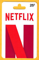 Carte Cadeau NETFLIX 25€ - 0519 - - Cartes Cadeaux