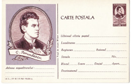 IP 61 - 177d Ciprian PORUMBESCU, Music Composer - Stationery - Unused - 1961 - Postal Stationery
