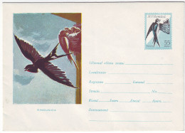 IP 61 - 411a SWALLOW, Romania - Stationery - Unused - 1961 - Entiers Postaux