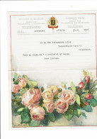 Télégramme Illustré.Belgique.Telegram.Illustrateur A.Tinbt.bouquet De Roses.  1938 - Télégrammes