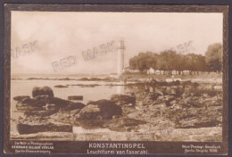 TR 02 - 24286 CONSTANTINOPLE, Lighthouse, Turkey ( 15/10 Cm) - Old Photocard - Unused - Turkije