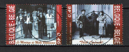 België OBP 3626 + 3628 - Volkstheater, Théâtre Populaire - Used Stamps