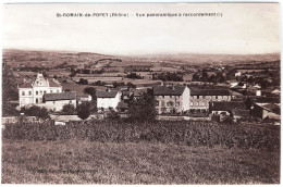 CPA Carte Postale / 69 Rhône, St Saint-Romain-de-Popey / Édit. Court, Cliché Delorme / Vue Panoramique à Raccordement (1 - Other & Unclassified