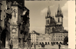 CPA Praha Prag, Altstädter Ring, Kirche, Astronomische Uhr - Czech Republic
