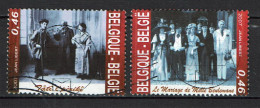 België OBP 3626 + 3628 - Volkstheater, Théâtre Populaire - Used Stamps