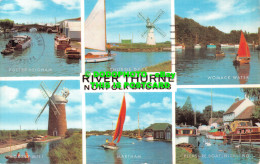 R527169 Norfolk Broads. River Thurne. Potter Heigham. J. Salmon. Multi View. 197 - World