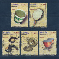 ESPAÑA 2013 — INSTRUMENTOS MUSICALES (o) 4781/85, YT 4467/71, Mi 4762/66 — Serie Completa - Used Stamps