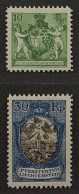 1925, LIECHTENSTEIN 63-64 ** 10+30 Rp. Rare Ergänzungswerte, Postfrisch, 170,-€ - Neufs