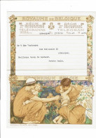 Télégramme Illustré.Belgique.Telegram.Illustrateur Herman Richir Inv 192X   1938 - Télégrammes