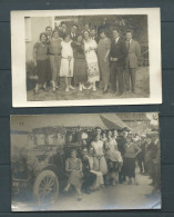 2 Cpa Photos, Fiançailles De Simone Bichet Et Alfred Berwitz En 1924 -   Mald 151 - Geïdentificeerde Personen