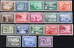 2949.GERMANY,1939,1941 NATIONAL CULTURE FUND YT. 640-651, 697-702 MNH - Nuovi