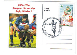 COV 17 - 265 RUGBY, Romania - Cover - Used - 2006 - Briefe U. Dokumente