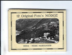 ODDA - INDRE HARDANGER   12  Original-Foto's NORGE   SERIE 18  Enerett : Carl Normanns Kunstforlag,Hamar - Noruega