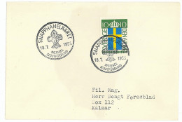 SC 44 - 58 Scout SWEDEN - Cover - Used - 1955 - Storia Postale