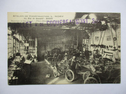 Cpa.Rouen..ateliers De Construction L. NORY..mécanique,pièces Détachèes..1910..succ POLLET & De COQUERE-AUMONT - Rouen