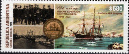 Argentina - 2023 - Argentina In Antarctica - Swedish Expedition Rescue - Corvette Uruguay - Mint Stamp - Unused Stamps
