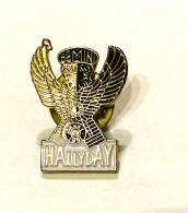 PINS MUSIQUE  JOHNNY HALLYDAY Aigle  Gémini Blanc Et Doré  / 33NAT - Musik