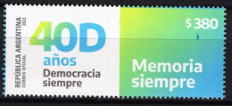 Argentina - 2023 - 40 Years Of Democracy In Argentina - Mint Stamp - Nuevos