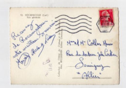 Hexagone Gouffre De Padirac Lot 1957 Rocamadour - Cartas & Documentos