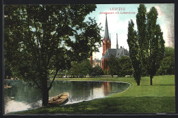 AK Leipzig, Johannapark Mit Lutherkirche  - Leipzig