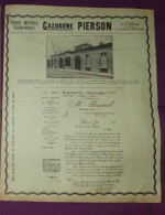 Pub 1910 / Gazogène PIERSON à BRUNEL Aviation / Rasoir GILLETTE / Bougie OLEO / Anisette MARIE BRIZARD / Piano CRABBE - Werbung