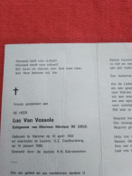 Doodsprentje Luc Van Vossole / Hamme 15/4/1943 Leuven 14/1/1986 ( Monique De Gols ) - Religion & Esotericism