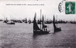 85 - Vendée - SAINT GILLES CROIX De VIE  - Barques De Peche En Rade - Autres & Non Classés