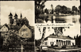 CPA Bad Klosterlausnitz In Thüringen, Klosterkirche, Gondelteich, Moorbad - Andere & Zonder Classificatie