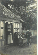 14  ANNEBAULT - Café Du ROCHER. Carte Photo De 1906 - Otros & Sin Clasificación