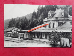 PLOMBIERES LES BAINS   LA GARE - Andere & Zonder Classificatie