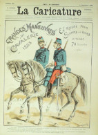 La Caricature 1883 N°192 Cavelerie Sur SuippesèLes-Bains Draner Prudhommania Caran D'Ache Tinant Sorel - Magazines - Before 1900