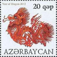 2012 913 Azerbaijan Chinese New Year - Year Of The Dragon MNH - Azerbaiján