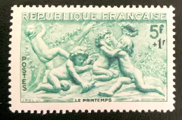 1949 FRANCE N 859 LE PRINTEMPS PAR EDME BOUCHARDON - NEUF** - Ungebraucht