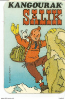 TC / AUTOCOLLANT Ancien TINTIN Et MILOU BD KANGOURAK SALIK Hergé - Autocollants