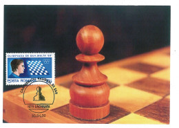 MAX 42 - 615 CHESS, Romania - Maximum Card - 2000 - Maximumkaarten