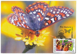 MAX 42 - 125 BUTTERFLY, Romania - Maximum Card - 2005 - Maximum Cards & Covers