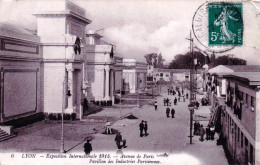 69 - Lyon - Exposition Internationale 1914 Avenue De Paris Pavillon Des Industries Parisiennes - Andere & Zonder Classificatie