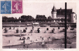 45 - Loiret -  SULLY Sur LOIRE - Les Bords De Loire - La Plage Et Le Chateau - Sully Sur Loire