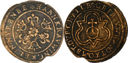 JETON DE NUREMBERG - Hans Krauwinckel II - Ap. 1586 - 19-134 - Monarquía/ Nobleza