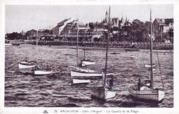 33 - ARCACHON -  Le Casino Et La Plage - Arcachon