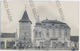 RO 81 - 13381 SALONTA, Bihor, Store, Church, Romania - Old Postcard, Real PHOTO - Unused - Roumanie