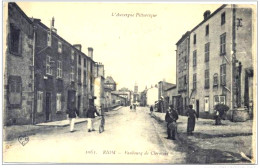 63 Riom - Faubourg De Clermont (rare ! Tambour De Ville) - Riom