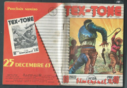 Tex-Tone N° 159 - Bimensuel  " Histoire De Fantôme " - D.L.47 TRI. 1963  - Tex0102 - Piccoli Formati