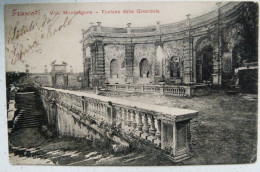 FRASCATI - VILLA MONDRAGONE - FONTANA DELLA GIRANDOLA 1903 X ROCCANTICA - Sonstige & Ohne Zuordnung