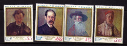 Roumanie - 1972 - Tableux - Peintures - Autoportraits - -Neufs** - MNH  - - Unused Stamps